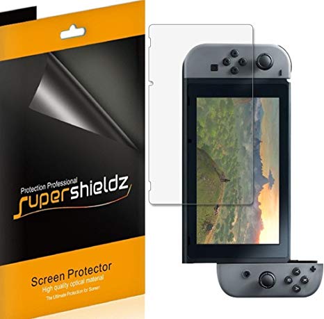 Supershieldz [3-Pack] for Nintendo Switch Screen Protector, High Definition Clear Shield   Lifetime Replacement