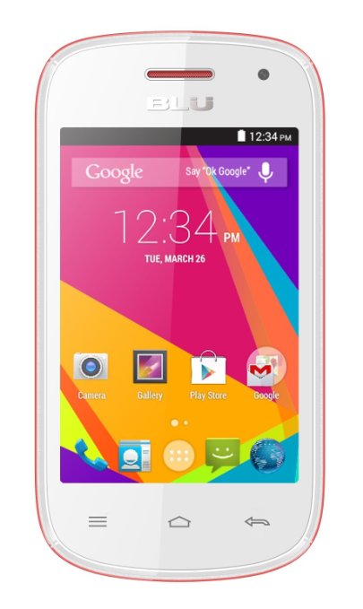 BLU Dash 3.5 II D352L Unlocked GSM Dual-SIM 4G HSPA  Android Smartphone - Pink