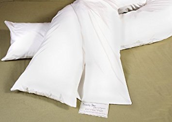 Premium Full Length Body Pillowcase (White)
