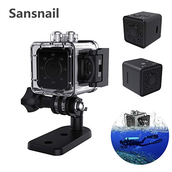 Mini Camera WiFi Sansnail SQ13 Mini cam 1080P HD Video Camera with IR Night Vision Motion Detection SQ11 SQ12 Upgrade HD Camcorder Small Camera for Home Office & Car etc.