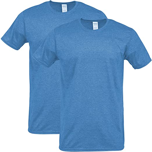 Gildan Men's Softstyle Cotton T-Shirt, Style G64000, 2-Pack