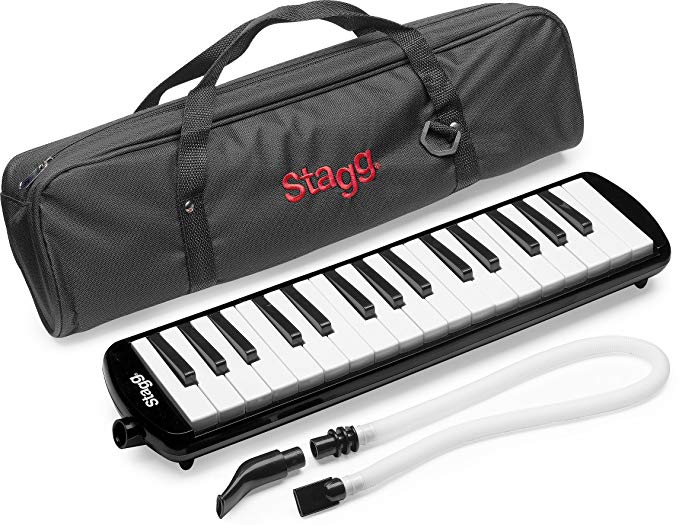 Stagg MELOSTA32BK 32 Note Melodica with Case - Black