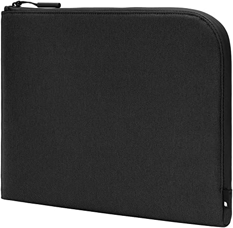Incase Designs Facet Sleeve with Recycled Twill for MacBook Pro (13-inch, 2020-2009), MacBook Air (13-inch, 2020-2009), MacBook (13-inch, 2010-2009) - Black
