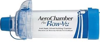 AeroChamber - Plus Flow-Vu Abstandshalter, mit Mundstück