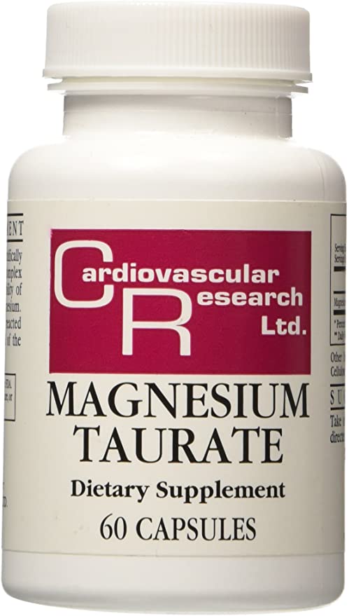 Cardiovascular Research Magnesium Taurate Capsules, 60 Count