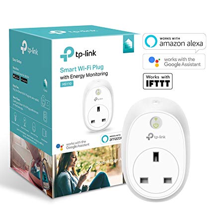 Kasa Smart WiFi Plug with Energy Monitoring by TP-Link, Works with Amazon Alexa (Echo and Echo Dot), Google Home and IFTTT, No Hub Required, Control your Devices from Anywhere