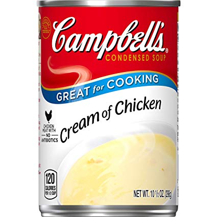 Campbell's Condensed Cream of Chicken Soup, 10.5 oz. Can