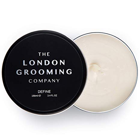 The London Grooming Company Paste for Men - Very Strong Hold and Natural Sheen Finish - 3.4oz Water Based Men's Hair Product, Easy to Wash Out - Oud Wood Scent