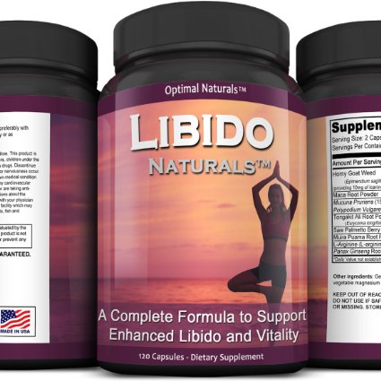 Female Libido Enhancer • (2) Month Supply • 100% Natural Supplement Supports Improved Sex Drive, Arousal and Pleasure • Power-Packed Herbal Libido Booster • Vegetarian & Gluten-Free