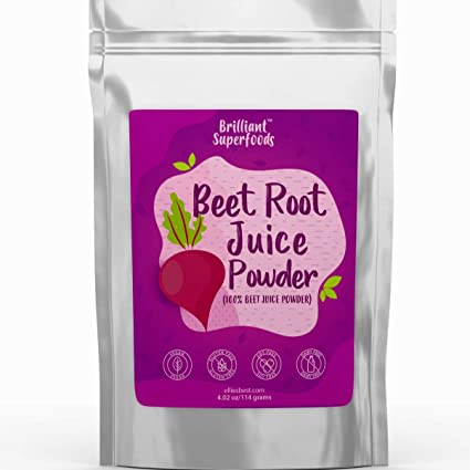 Beet Root Juice Powder Superfood - 100% Pure & Fresh - Brilliant Crimson Food Color for Fun, Nutrient Packed Healthy Creations - 4.02 oz / 114 grams - Ellie's Best