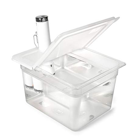 EVERIE Sous Vide Lid Compatible with Chefsteps Joule Cookers and 12 Quart EVERIE, LIPAVI Sous Vide Container (Side Mount) (Does Not Fit Rubbermaid or Anova)