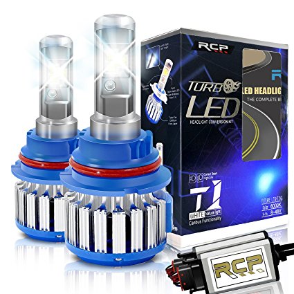 RCP - 9007(HB5) - LED Headlight CREE Bulbs Conversion Kits   Built-in Canbus - 80W 7200Lm White(6,000K) - 2 Year Warranty