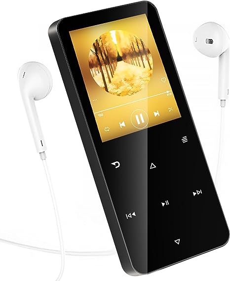 80GB MP3 Player with Bluetooth 5.2, Portable Music Player, with A High-Capacity Battery Inside, with HD Speaker/FM Radio/E-Book Reading/Alarm Clock/Video Play-Contains Earphones