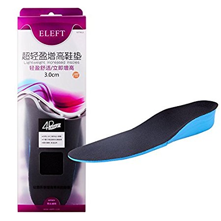 ELEFT Ultra Thin Height Increase Insoles 1 Pair 3cm up
