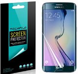 2-Pack TechFilm- Samsung Galaxy S6 Edge  Edge Plus Screen Protector Edge to Edge Full Screen Coverage Ultra Clear HD Film  Lifetime Replacements Warranty - Retail Packaging