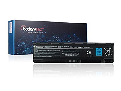 6600mAh Batterytec® Battery for TOSHIBA PA5108U-1BRS PA5109U-1BRS PA5110U-1BRS PABAS271 PABAS272 PABAS273, TOSHIBA Satellite C40 C45 C50 C55 C55DT C70 C75 C75D. [10.8V 6600mAh, 12 Months Warranty]