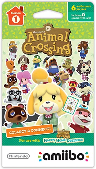 Nintendo Animal Crossing amiibo Cards 6-pack - Series 1