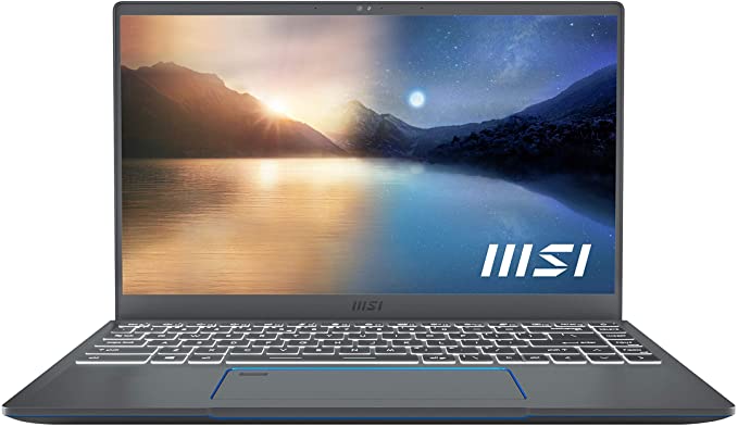 MSI Prestige 14 Evo A11M-418UK Full HD 14 Inch Laptop (Intel i5-1135G7, Intel Iris Xe Graphics, 512 GB NVMe PCIe Gen4x4 SSD, LPDDR4 16 GB RAM, Wi-Fi 6, Windows 10) Intel EVO Verified, Carbon Gray