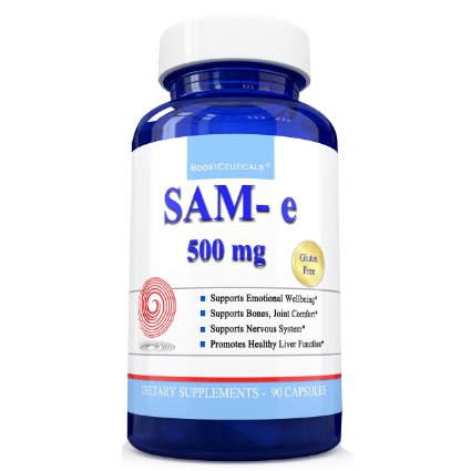 BoostCeuticals Sam-e 500mg 90 Count Supplement