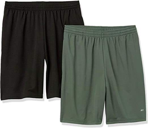 Amazon Essentials Men’s 2-Pack Loose-Fit Performance Shorts