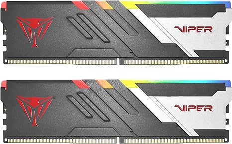 Patriot Viper Venom RGB DDR5 32GB (2 x 16GB) 6800MHz UDIMM Desktop Gaming Memory KIT - PVVR532G680C34K