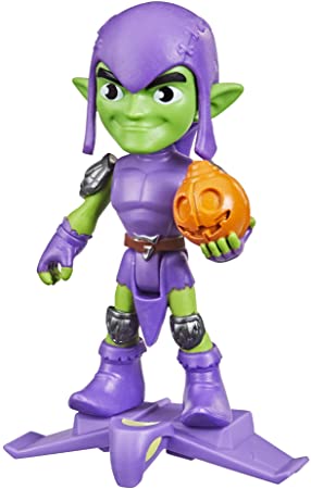 Marvel Spidey and His Amazing Friends Green Goblin Hero Figure, 4-Inch Scale Action Figure, Includes 1 Accessory, for Kids Ages 3 and Up