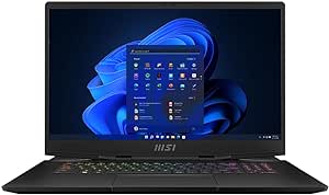 MSI Stealth Gaming Laptop / 17.3" FHD NVIDIA GeForce RTX 3060 144hertz / Intel Core i9-12900H 14 Cores / 64GB DDR5 8TB NVMe SSD M.2 / Backlit Keyboard Fingerprint Thunderbolt 4 Wi-Fi 6E / Win11 Pro