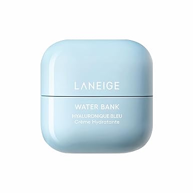 LANEIGE Water Bank Blue Hyaluronic Cream Moisturizer for Moisture Barrier Repair: Mini, Squalane, Hydration, Barrier-Boosting,