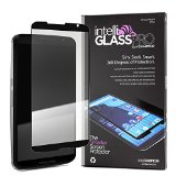 Nexus 6 intelliGLASS PRO EDGE-TO-EDGE - The Smarter Glass Screen Protector by intelliARMOR To Guard Against Scratches and Drops Ultra HD Clear Max Touchscreen Accuracy