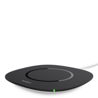 Belkin F8M741tt Qi Wireless Charging Pad for Qi-enabled smartphones and Devices - Retail Packaging - Black