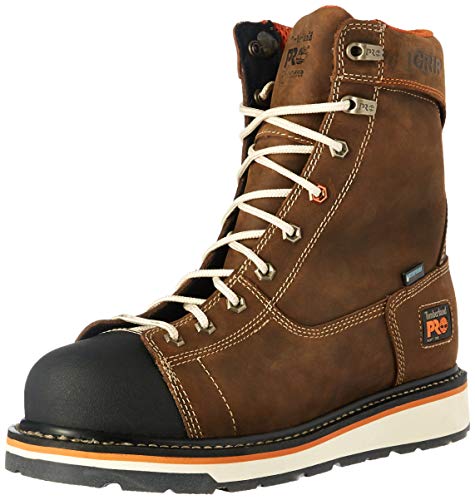 Timberland PRO Men's Gridworks 8" Soft-Toe Waterproof Industrial and Construction Boot