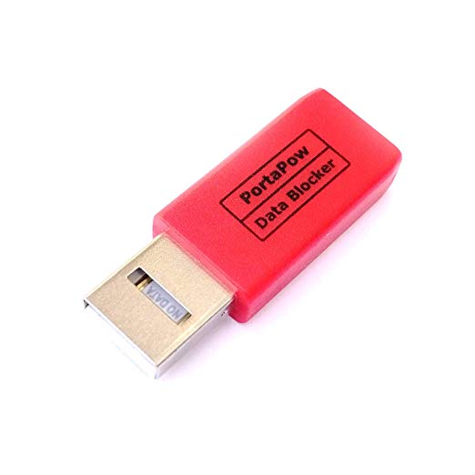 PortaPow 3rd Gen USB-A to USB-C Data Blocker