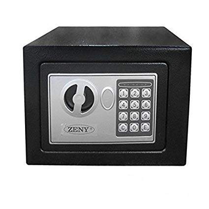 ZENY Electronic Digital Security Safe Box Keypad Lock for Gun Cash Jewelry Valuable Storage