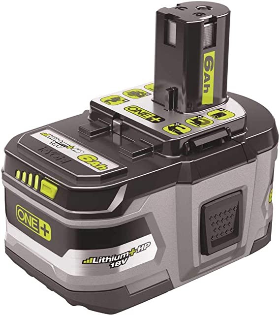 Ryobi P193 18 Volt 6.0 Ah ONE  Lithium-Ion LITHIUM  HP High Capacity Compact Battery