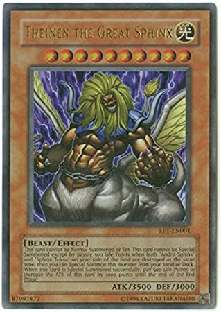 Yu-Gi-Oh! - Theinen The Great Sphinx (EP1-EN001) - Yu-Gi-Oh The Movie Promo Exclusive Pack - Promo Edition - Ultra Rare