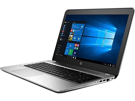 2017 HP ProBook 450 G4 15.6" Business Ultrabook: Intel 7th Gen Core i5-7200U | 256GB SSD | 8GB DDR4 | (1920x1080) FHD | DVD | Windows 10 Pro - Silver