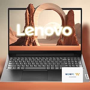 Lenovo Newest V15 Series Laptop • 32GB RAM • 1TB Storage (512GB SSD   512GB External) • 15.6 FHD Display w/Low-Blue Light • Intel Processor • HDMI • Ethernet Port • Windows 11 Pro • w/WOWPC Bundle