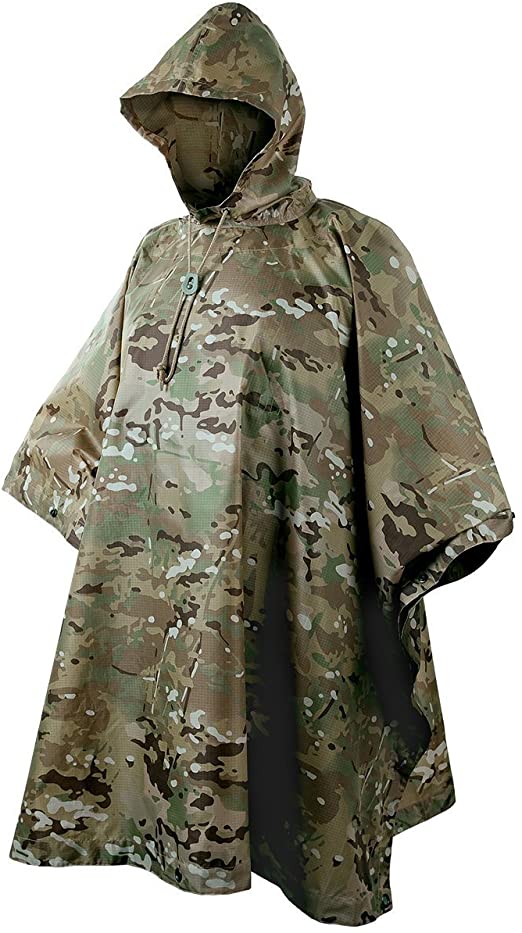 Helikon Military Ripstop Waterproof Poncho Rain Cover