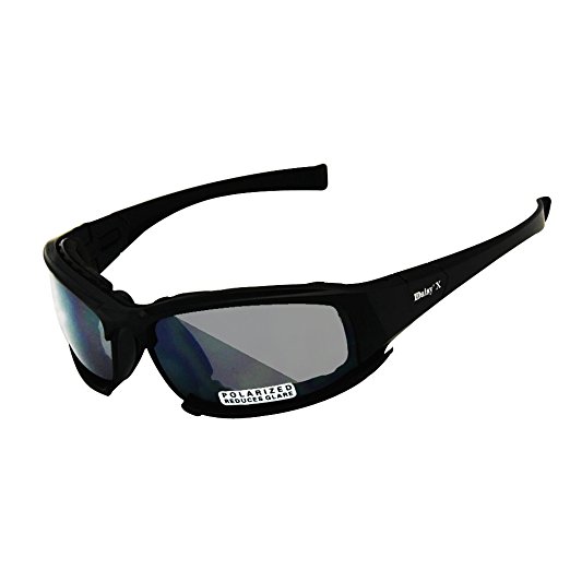 Polarized Daisy X7 Army Sunglasses, Military Goggles 4 Lens Kit Tactical Goggles