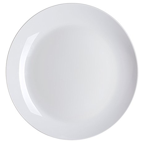Lifver 4-Piece 7-1/2" Porcelain Lunch/Appetizer Plates,Bread and Butter Plate Set,White