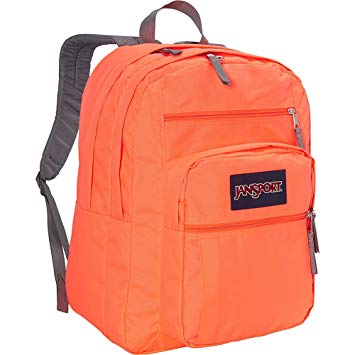 JANSPORT BIG STUDENT TAHITIAN ORANGE BACKPACK /