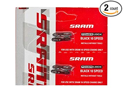 SRAM PowerLock Chain Connector 10-Speed Chain Link w Decal - Available in 2-Pack and 4-Pack (2)