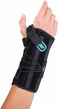 DonJoy Advantage DA161WB02-BLK-R Stabilizing Speed-Wrap Wrist Brace for Carpal Tunnel, Sprains, Strains, Tendonitis, Instabilities, Palm/Dorsal Stays, Right