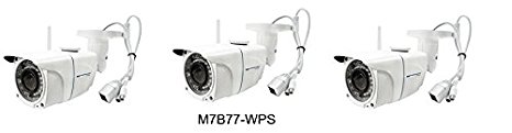 3 Microseven M7B77-WPS HD 1080P SONY 1/2.8" 2.4MP CMOS Sensor 3MP LENS Plug Play H.264 ONVIF Wireless IP Camera Outdoor Micro SD Card Slot Build-in POE and Mic P2P/Free Live Streaming on microseven.tv