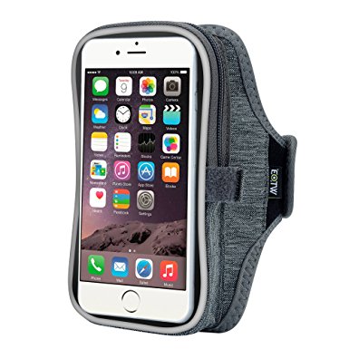 Running Armband iPhone 6/6s Plus,Sport Armband Case for Samsung Galaxy s5/s6/s6 edge/s7/s7 edge plus/grand prime,Huawei p7/p8/p8 lite/p9/p9 lite plus,Oneplus 2/3 etc and other Similar 5.5" Phones - Grey