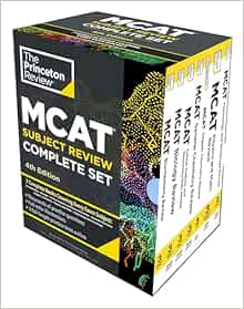 Princeton Review MCAT Subject Review Complete Box Set, 4th Edition: 7 Complete Books   3 Online Practice Tests (Graduate School Test Preparation)