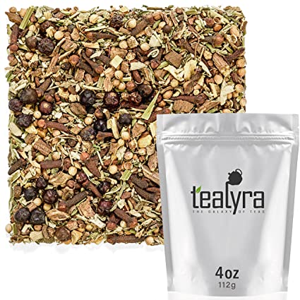 Tealyra - Blood Cleanser Tea - Wellness Detox - Health Tonic - Dandelion - Ginger - Loose Leaf Herbal Tea - Natural Cleanse - Diuretic Tea - Caffeine-Free - 112g (4-ounce)