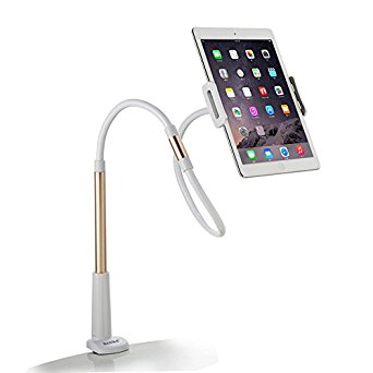 Benks Cell Phone Hold/ Ipad Mount/ Tablets Stand, 360º Rotating,Clamp with Bracket for Apple Iphone 7 Plus/6 Plus/Ipad Mini 3/ Air 2/ Galaxy Tab 4, etc (for Ipad in 1.3m Length)