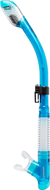 Cressi Adult Dry-Top Snorkel | Tao Dry, Snorkeling Without Worry About Water