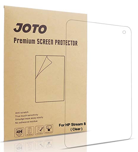 HP Stream 8 Screen Protector - JOTO Ultra HD Crystal Clear (Invisible) version Screen Protector Film Guard for HP Stream 8 5901 Tablet, with Lifetime Replacement Warranty (3 Pack)